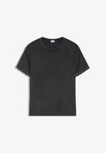 Bershka LETTERING - TSHIRT - Basic T-shirt - dark grey