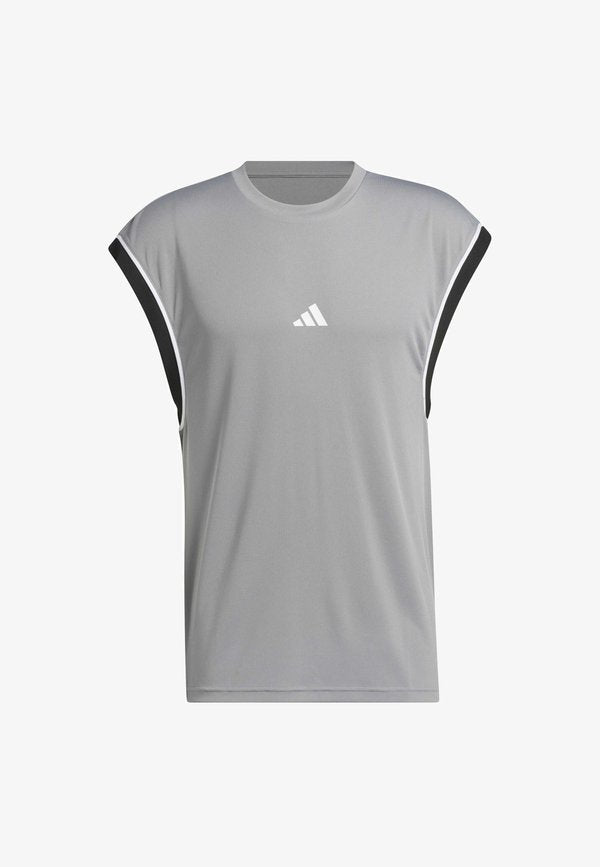 adidas Performance BOS TANK - Sports T-shirt - grey three   black