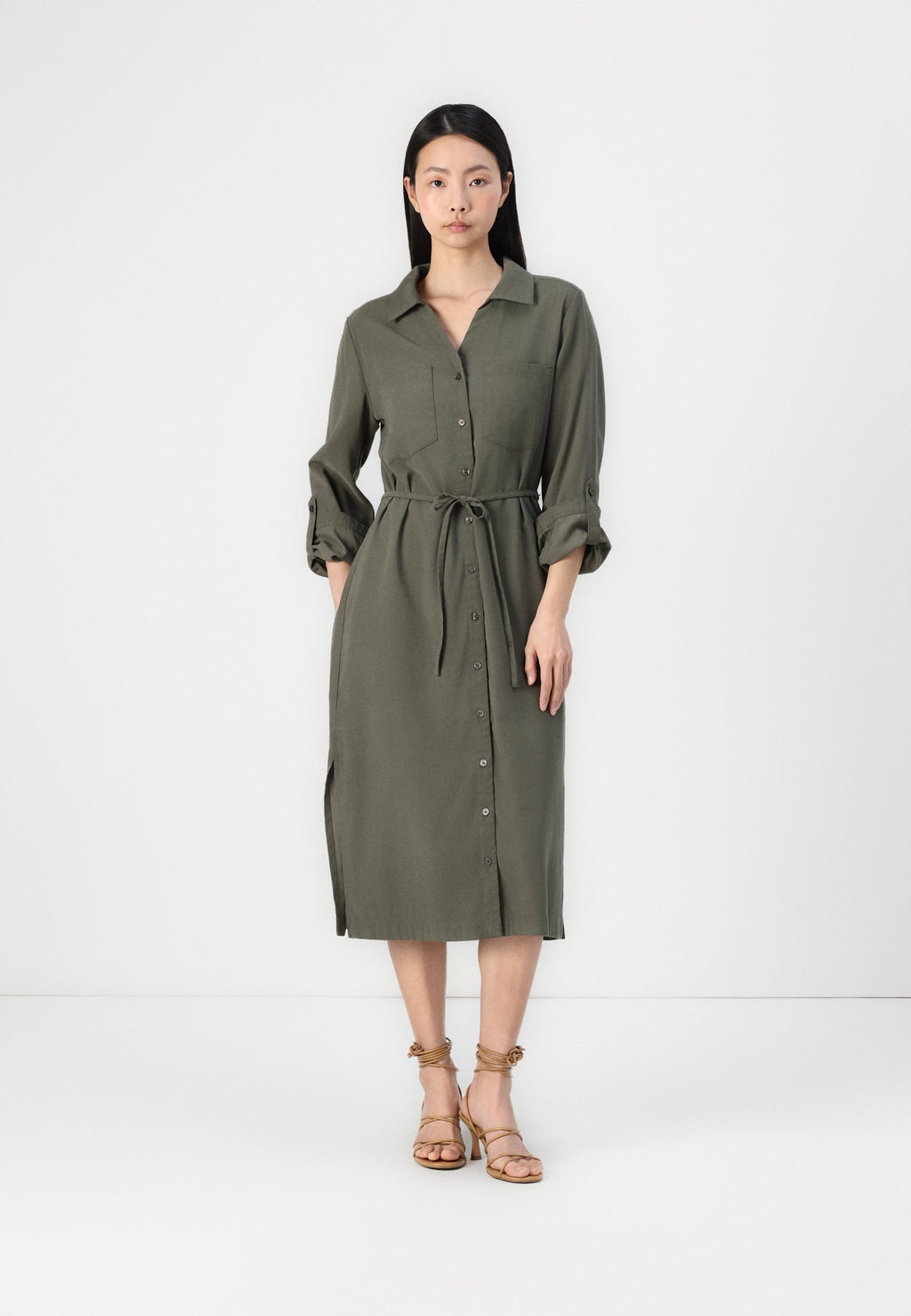 ONLARIS LIFE BELT SHIRT DRESS Media 2