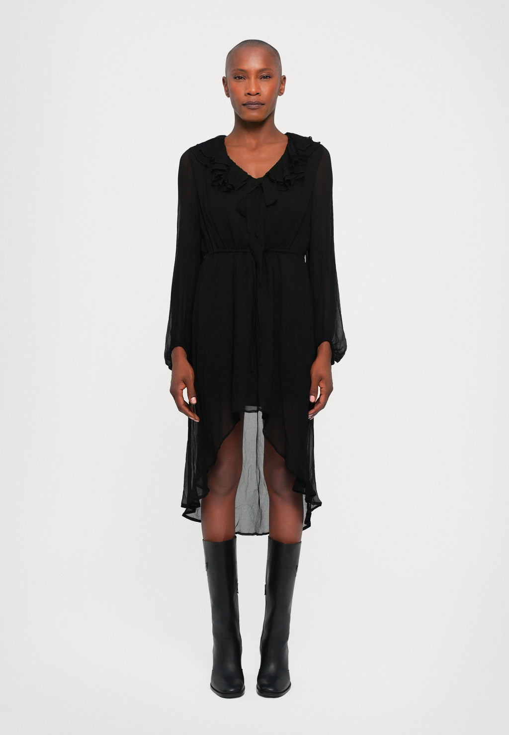 DESIGNERS REMIX IOLA RUFFLE DRESS