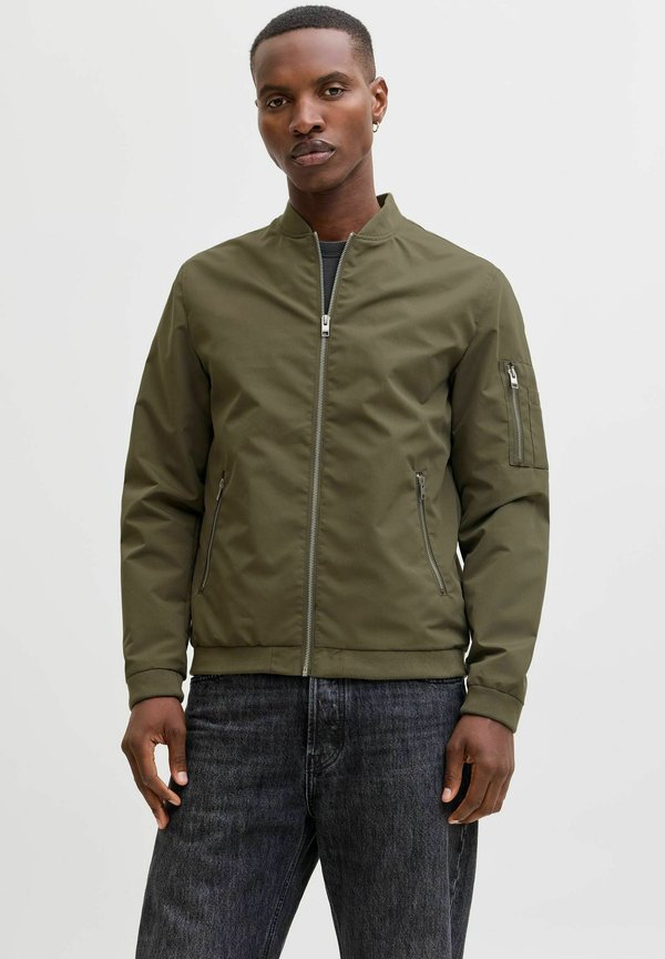 Jack & Jones JJERUSH BOMBER NOOS - Bomber Jacket - Green