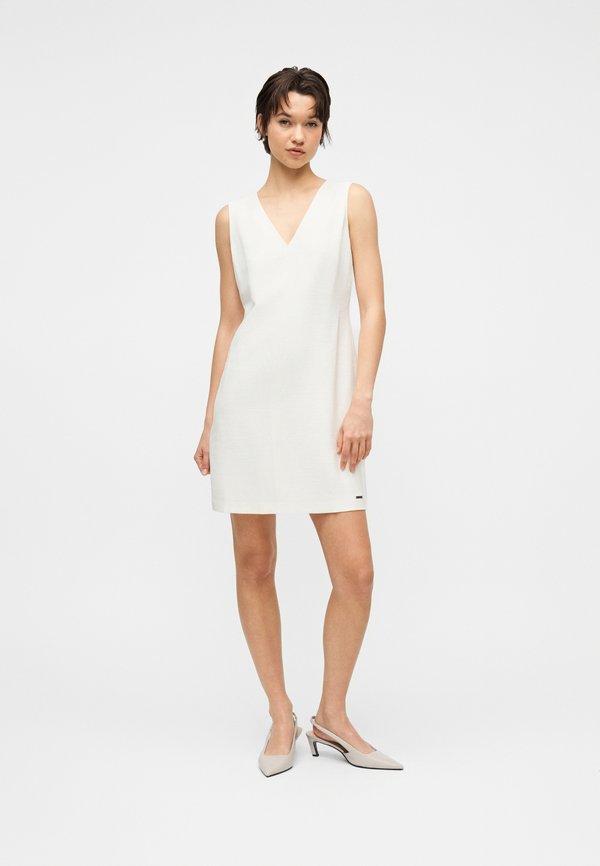Calvin Klein HEAVY TEXTURED SHINE MINI DRESS