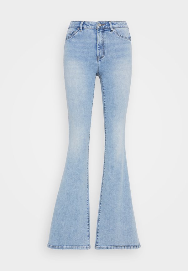 ONLY ONLROSE RETRO - Flared Jeans - light blue bleached denim