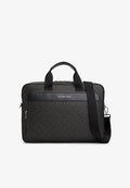 Tommy Hilfiger HILFIGER FLAG MIXED TEXTURE LAPTOP BAG - Briefcase - black
