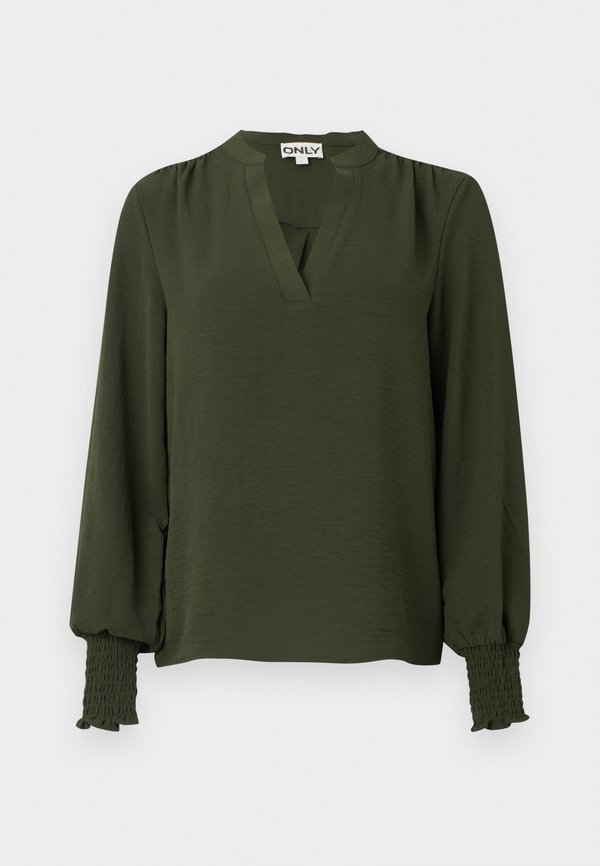 ONLY ONLMETTE V-NECK LS SMOCK TOP NOOS WVN