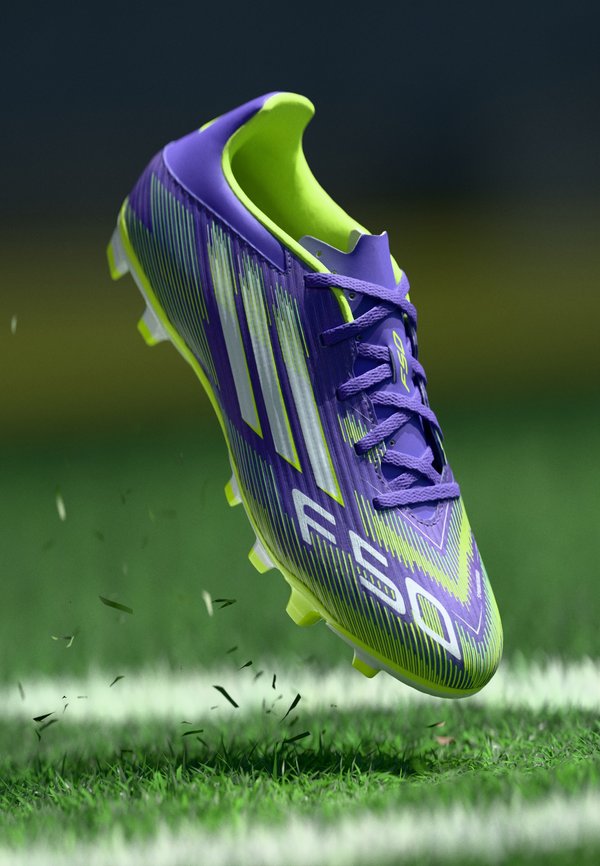 adidas Performance F50 CLUB FIRM GROUND / MULTI GROUND FOOTBALL BOOTS - Firm-ground football boots - purple rush/footwear white/lucid lemon