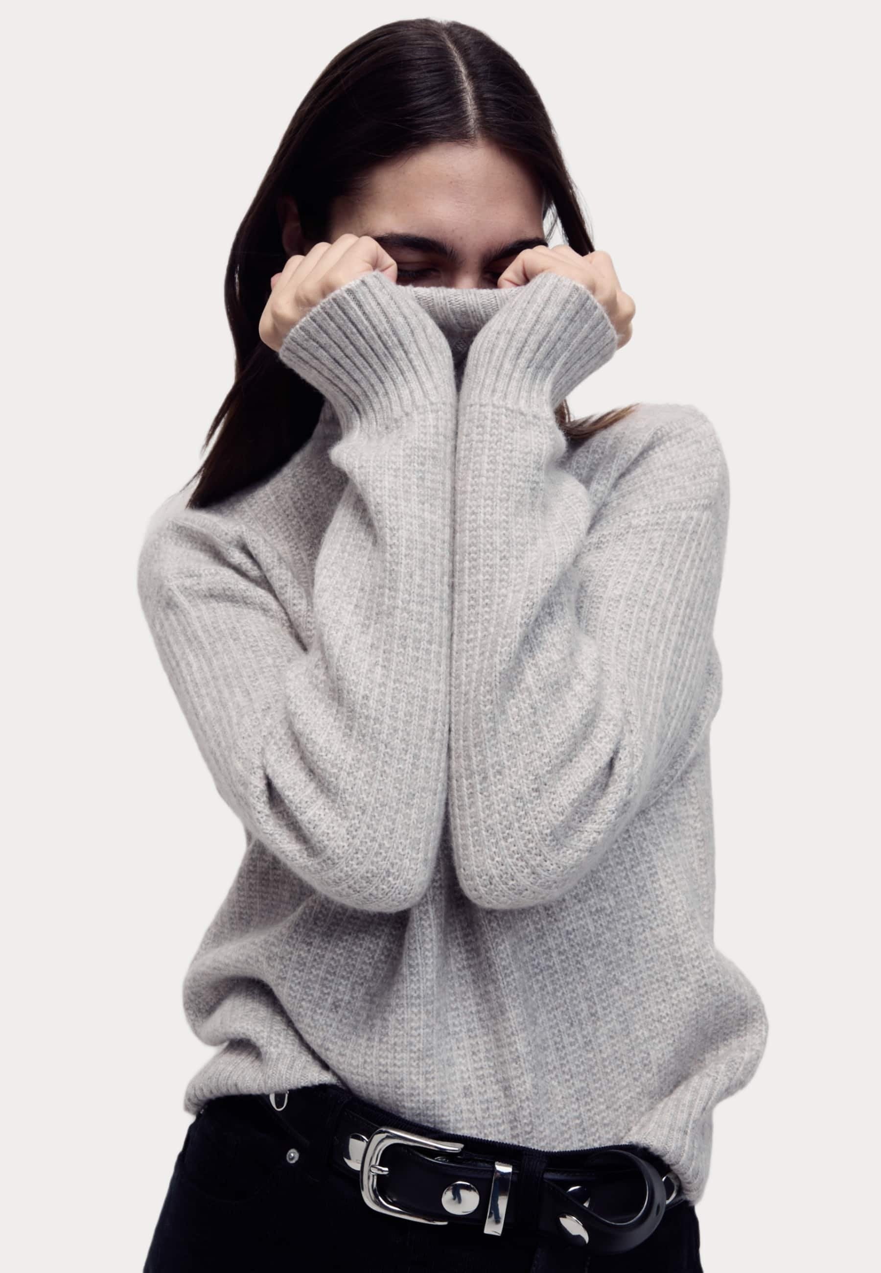 Marks & Spencer CLOUD YARN TEXTURED ROLL NECK