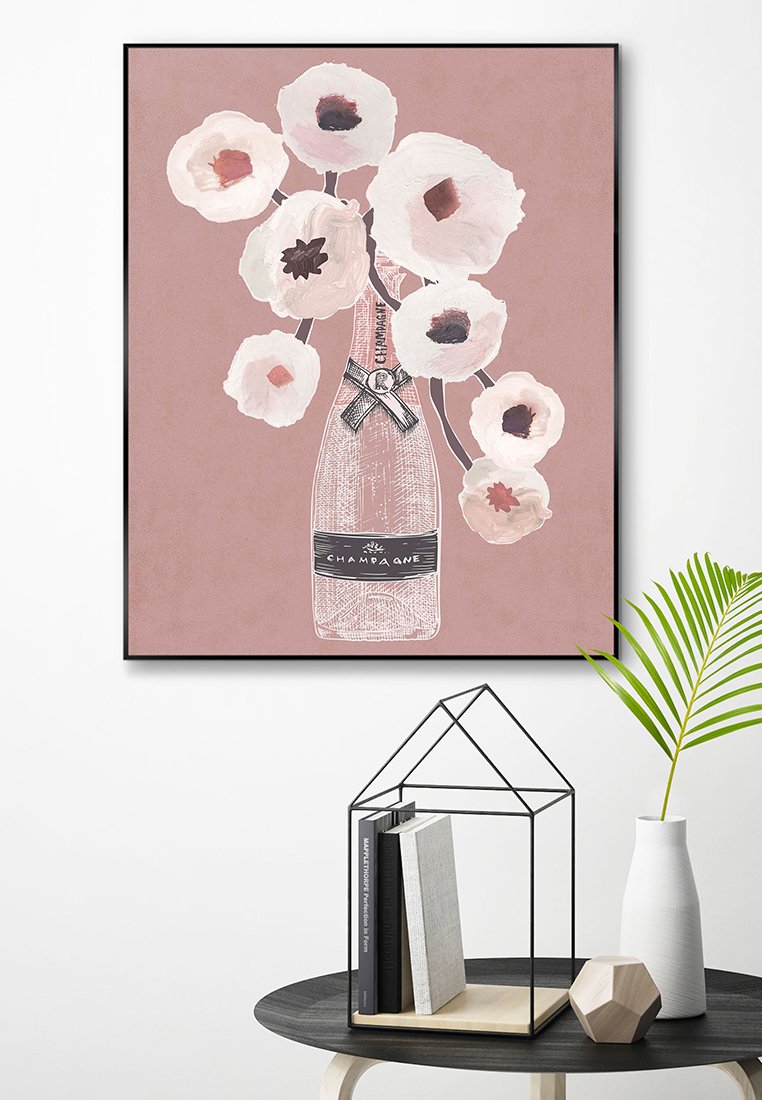Orange Wallz BOTTLED FLOWERS