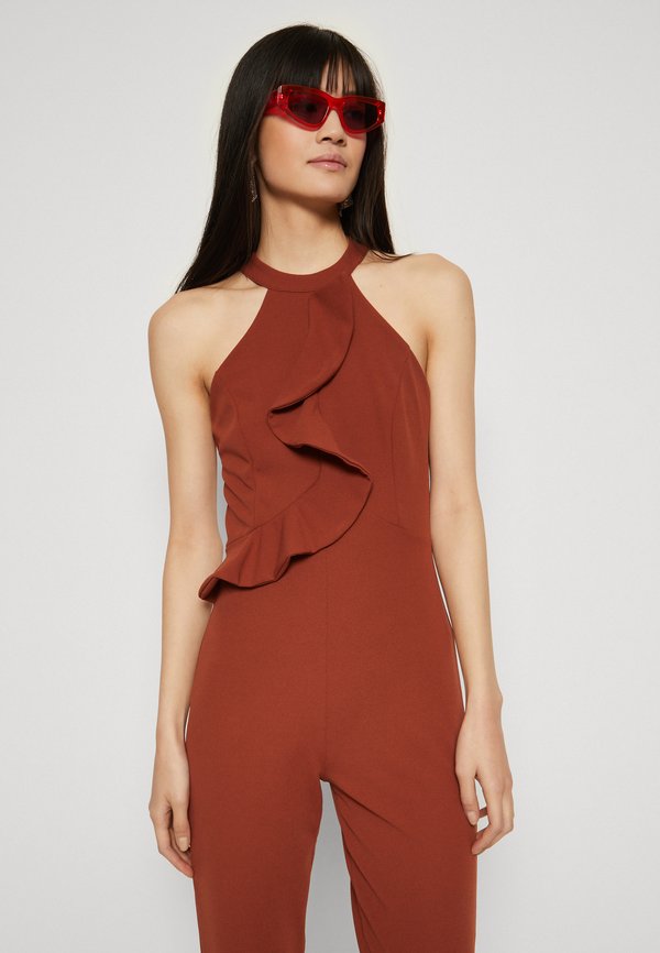 WAL G. POPPY FRILL NECK