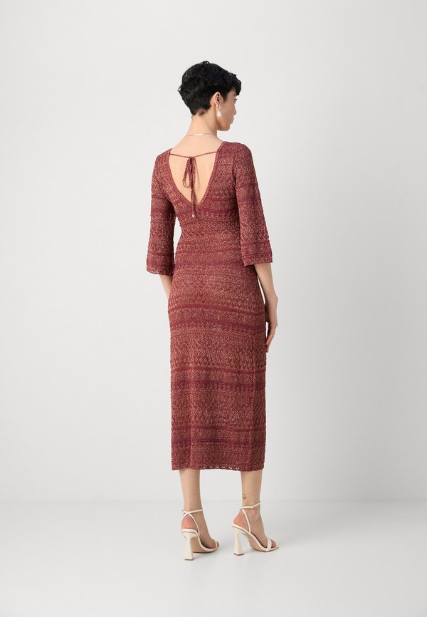 Scotch & Soda METALLIC POINTELLE DRESS