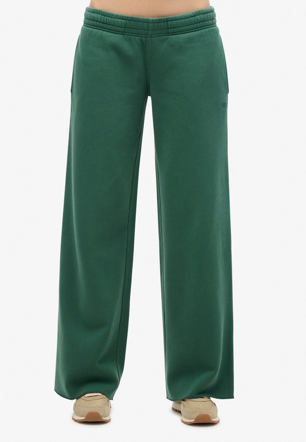 Superdry & Co WASH STRAIGHT - Tracksuit bottoms - pine green
