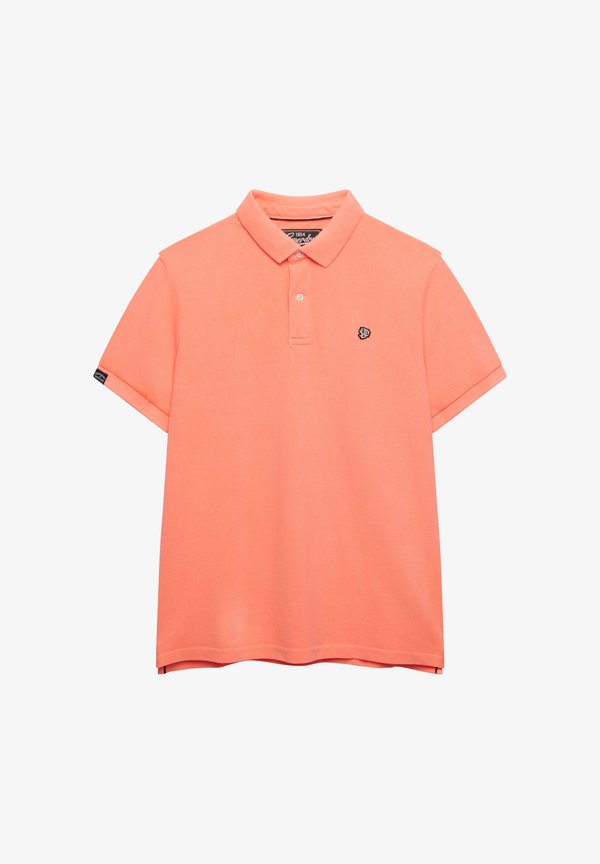 Superdry & Co SUPERDRY VINTAGE DESTROY POLO SHIRT.. - Polo shirt - coral neon