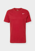Nike Performance TEE CREW SOLID - Sports T-shirt - tough red/white