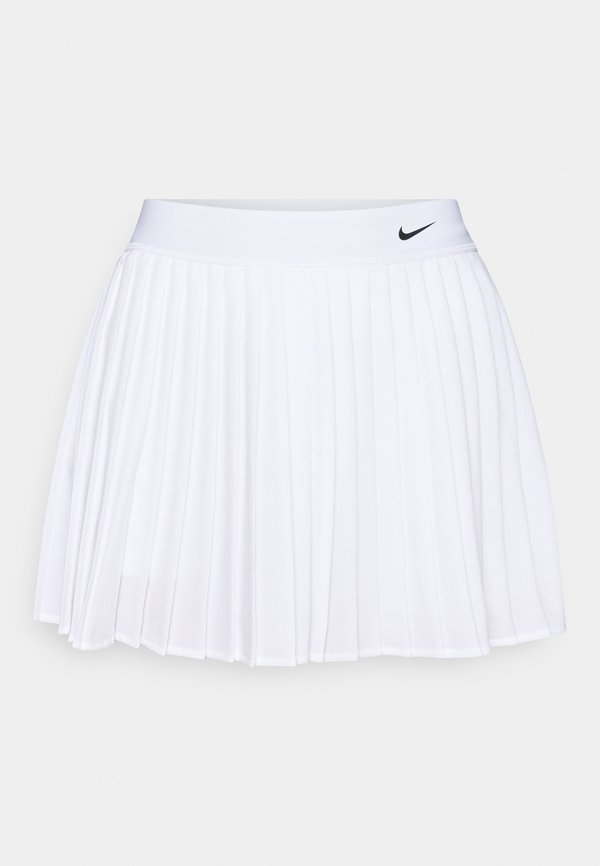Nike Performance VICTORY SKIRT PLEATED - Sports skirt - white/black