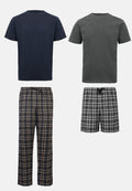 Pier One LONG TROUSER, SHORT, 2 T-SHIRT PYJAMA SET