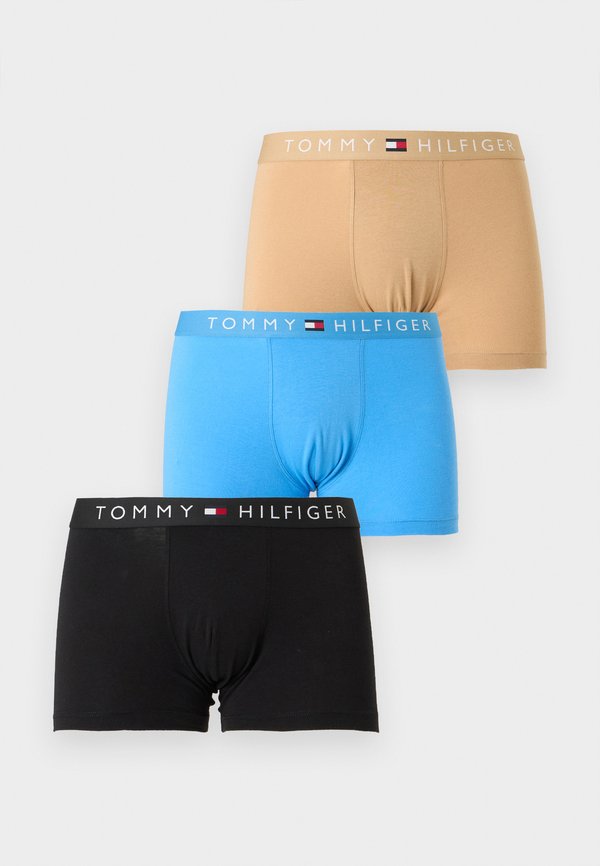 Tommy Hilfiger ORIGINAL 3 PACK - Trunks - blk/desert/cop blu