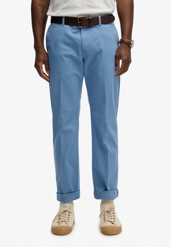 Superdry & Co SUPERDRY PREMIUM REGULAR CHINOS.. - Chinos - washed blue