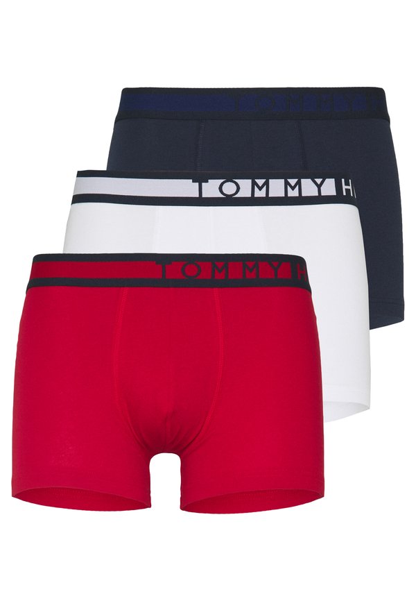 Tommy Hilfiger LOGO TRUNK 3 PACK - Trunks - dark blue/red/white