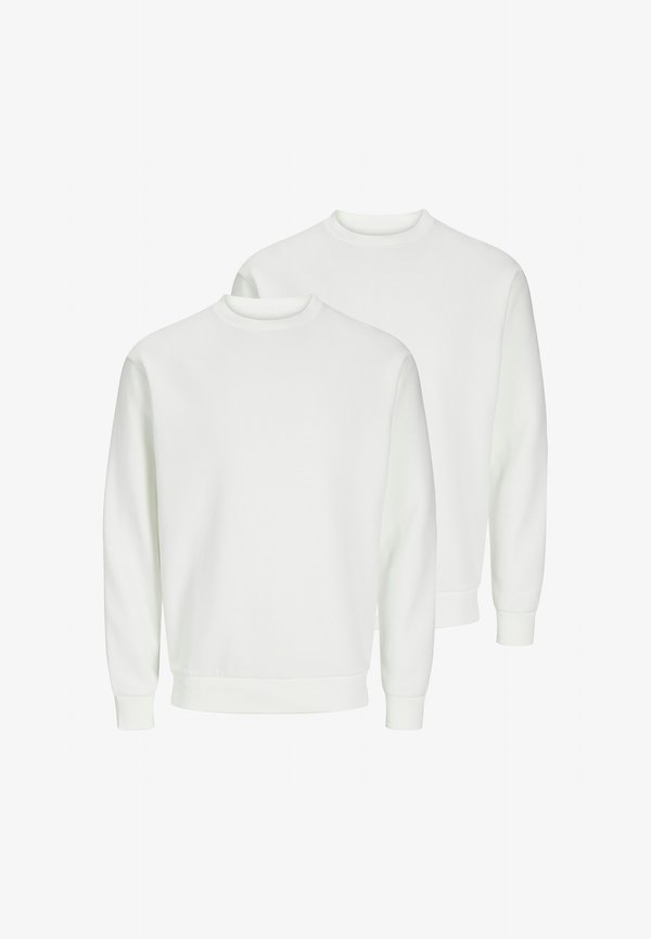 Jack & Jones 2ER PACK BRADLEY - Sweatshirt - weiß
