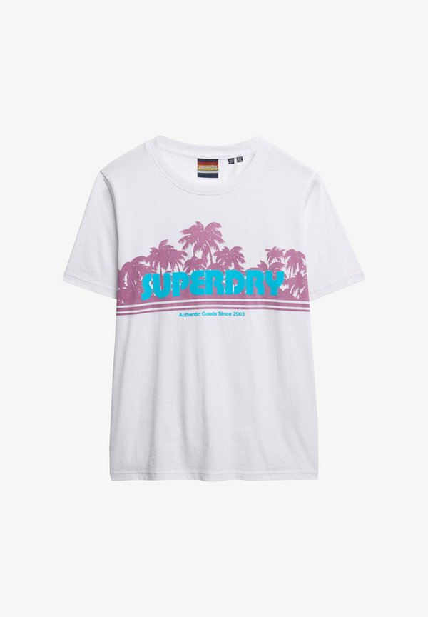 Superdry & Co OUTDOOR STRIPE - Print T-shirt - optic