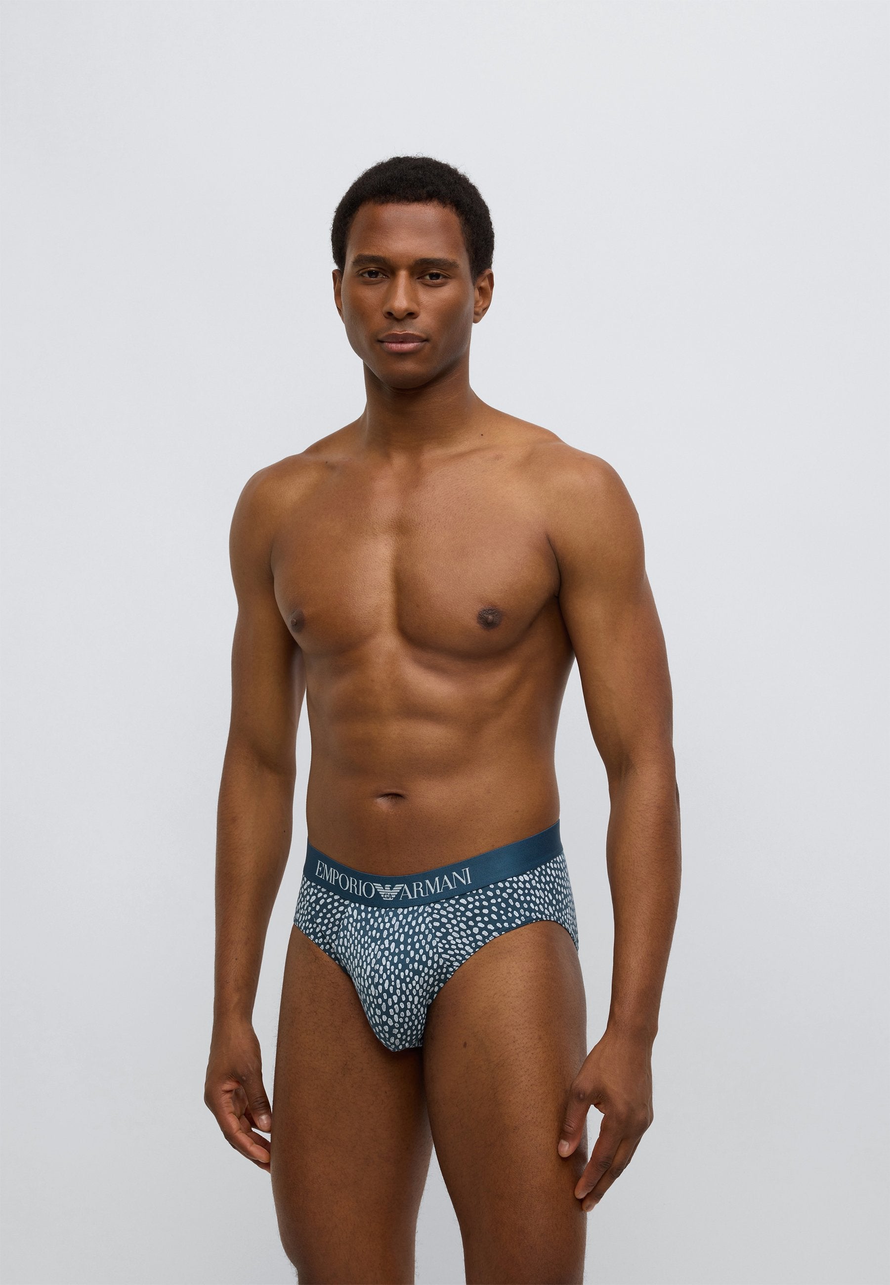 Emporio Armani PATTERN MIX PARTE BASSA BRIEFS 2 PACK