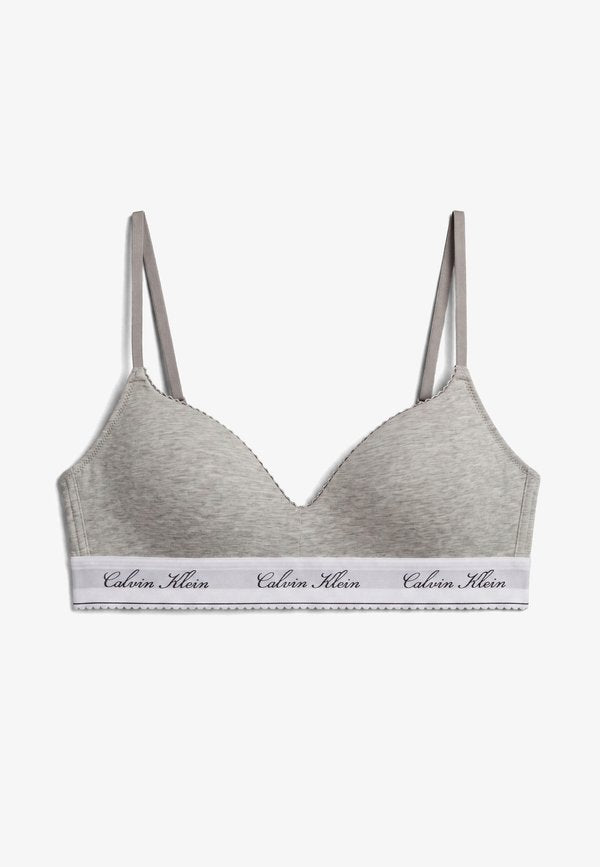 Calvin Klein Underwear NEW SIGNATURE LOGO - Balconette bra - grey heather