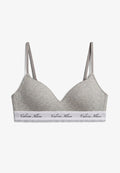 Calvin Klein Underwear NEW SIGNATURE LOGO - Balconette bra - grey heather