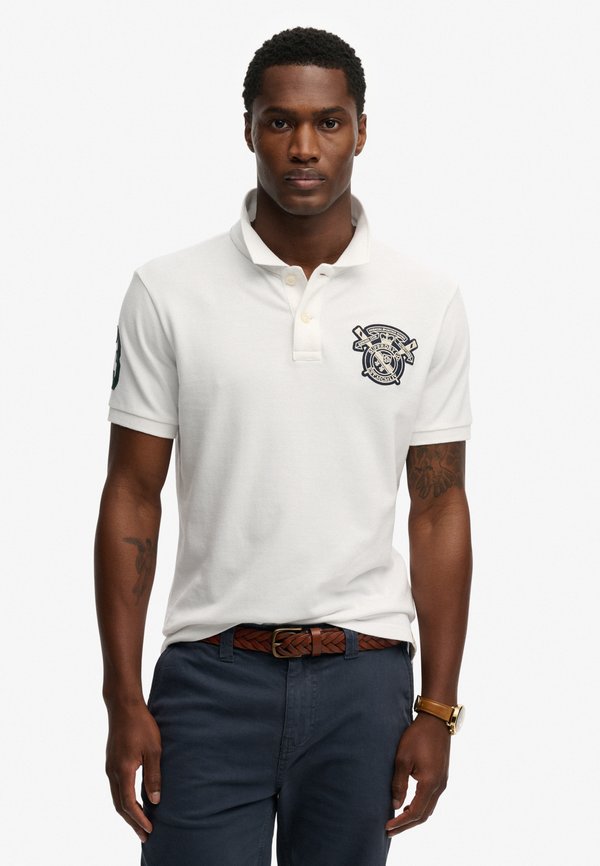 Superdry & Co CREST - Polo shirt - optic