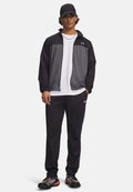 Under Armour RIVAL - Tracksuit - black / castlerock / white