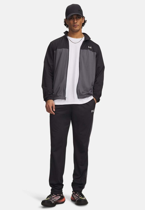 Under Armour RIVAL - Tracksuit - black / castlerock / white