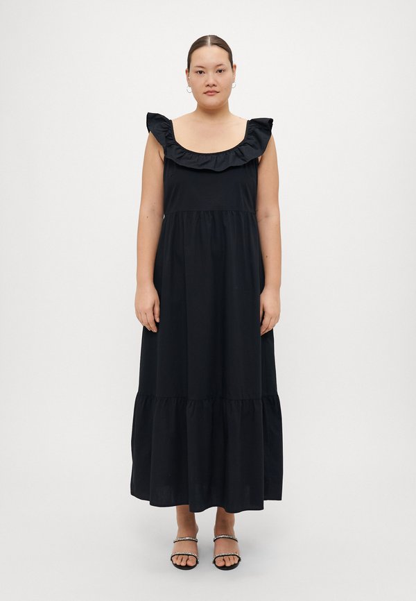 Vero Moda Curve VMCJARLOTTE RUFFLE ANCLE DRESS