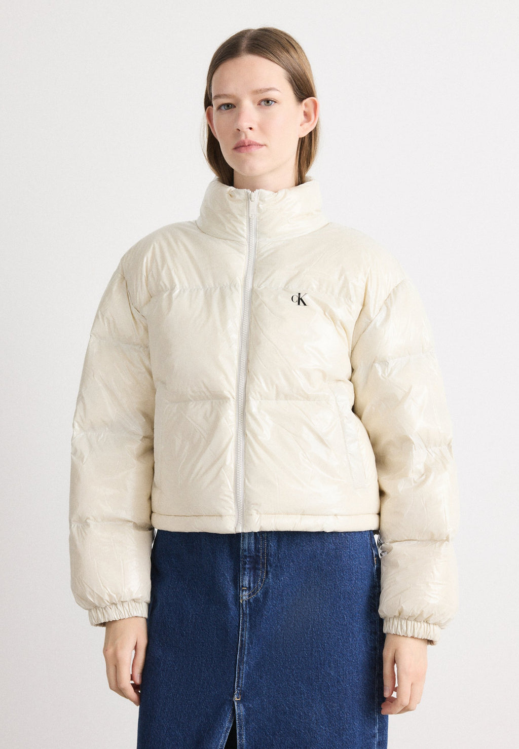 Calvin Klein Jeans HIGH SHINE CROP JACKET