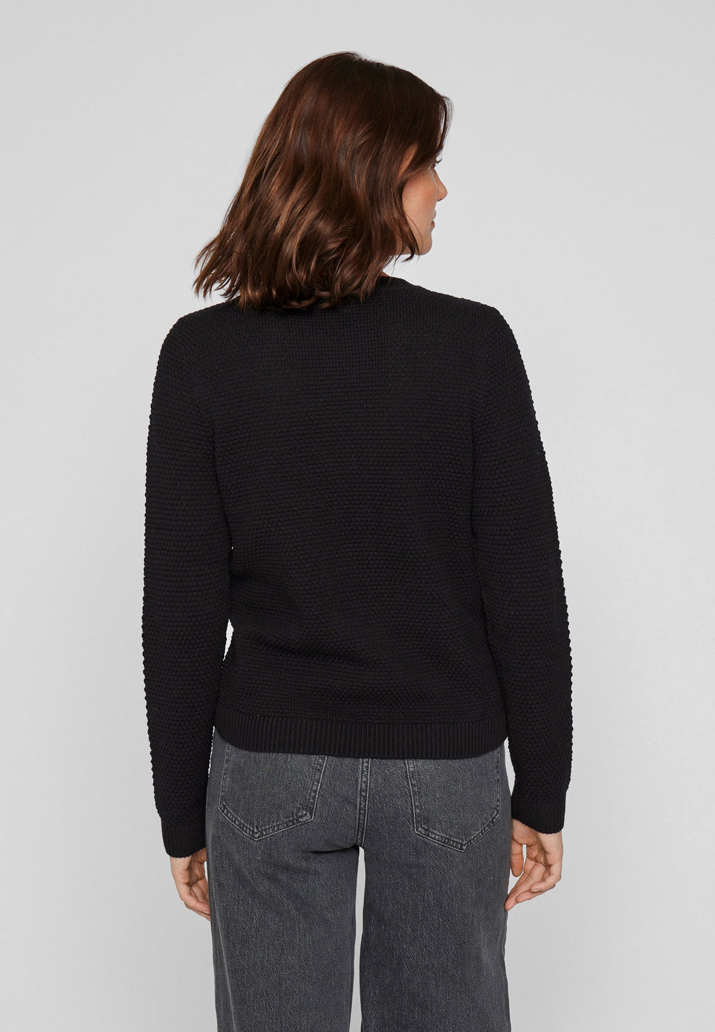 VILA VIDALO O-NECK L/S KNIT TOP- NOOS