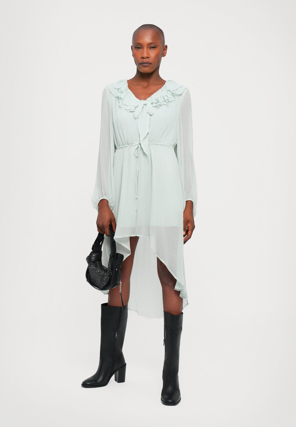 DESIGNERS REMIX IOLA RUFFLE DRESS