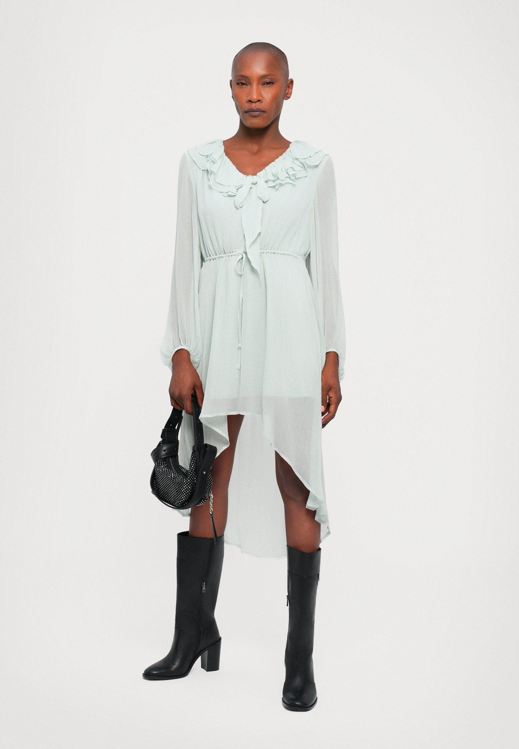 DESIGNERS REMIX IOLA RUFFLE DRESS