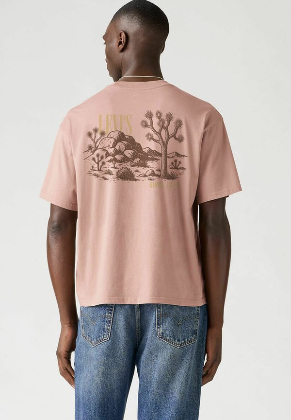 Levi's® GR BOXY TEE GOTHIC 1 TONE HEAT - Print T-shirt - gothic levis mid t