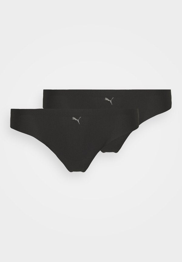 Puma WOMEN SEAMLESS 2 PACK - Thong - black