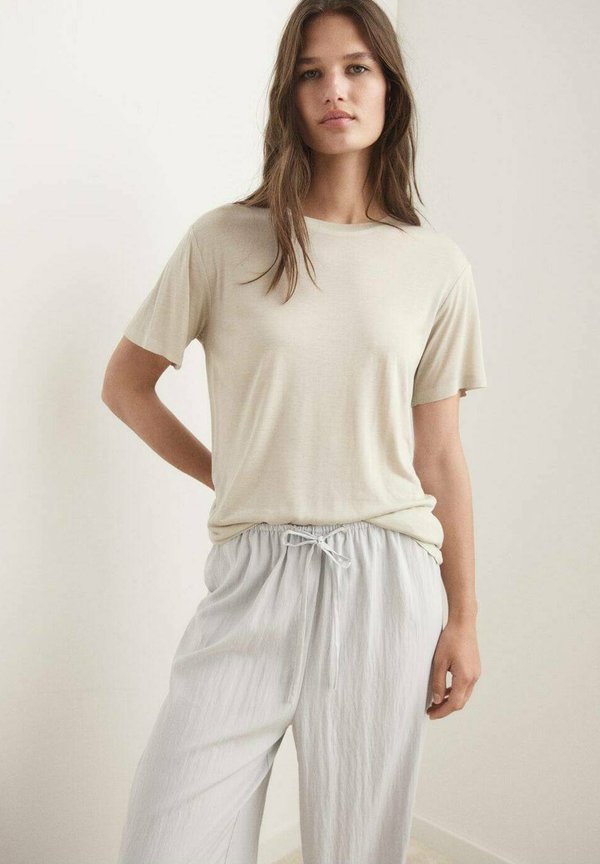 Mango Basic T-shirt - light green