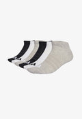 adidas Performance UNISEX THIN LIGHT ESSENTIALS LOW CUT 6 PAIR PACK  - Sneaker socks - white black grey