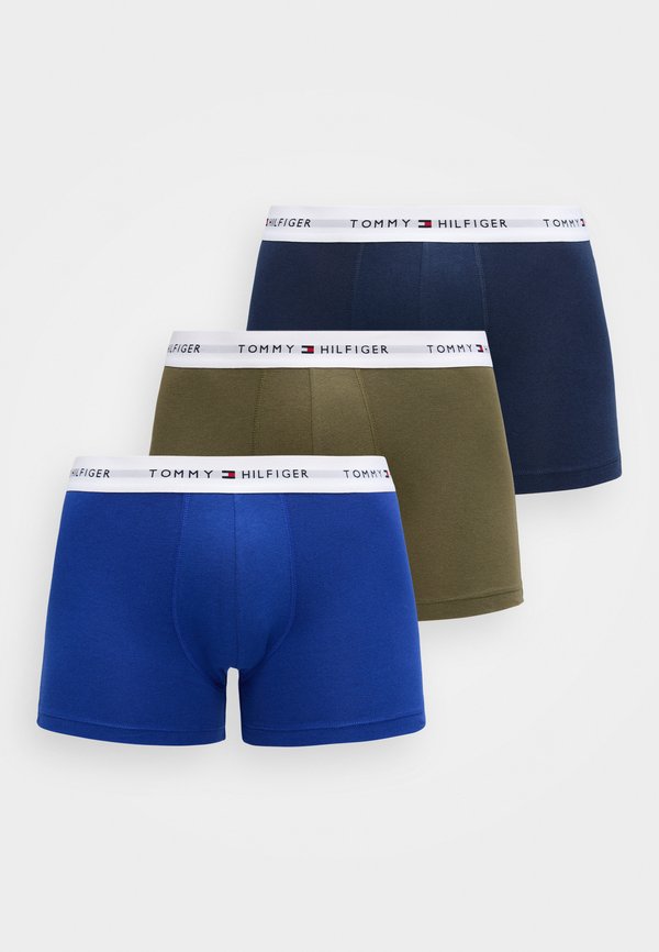 Tommy Hilfiger SIGNATURE 3 PACK - Trunks - green/blue/pitch blue