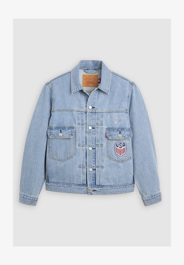 Levi's® FOOTBALL TYPE II TRUCKER - Denim jacket - light blue