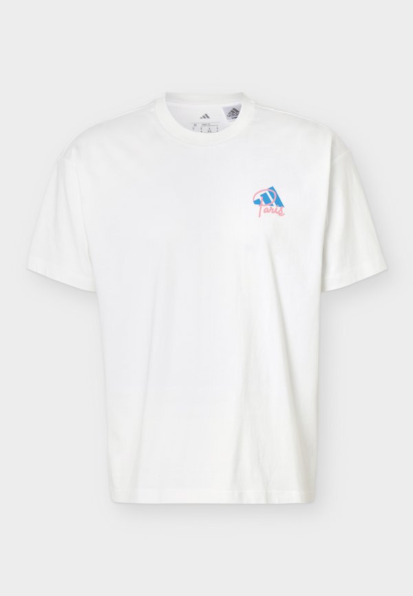 adidas Performance PARIS UNISEX - Print T-shirt - white