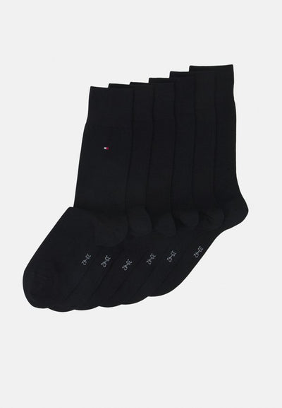 Tommy Hilfiger MEN SOCK 6 PACK - Socks - black