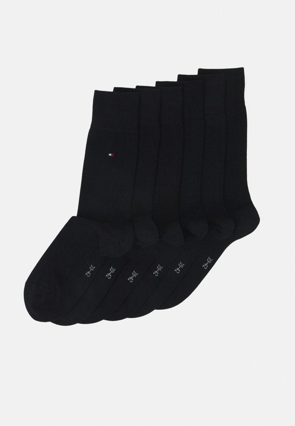 Tommy Hilfiger MEN SOCK 6 PACK - Socks - black