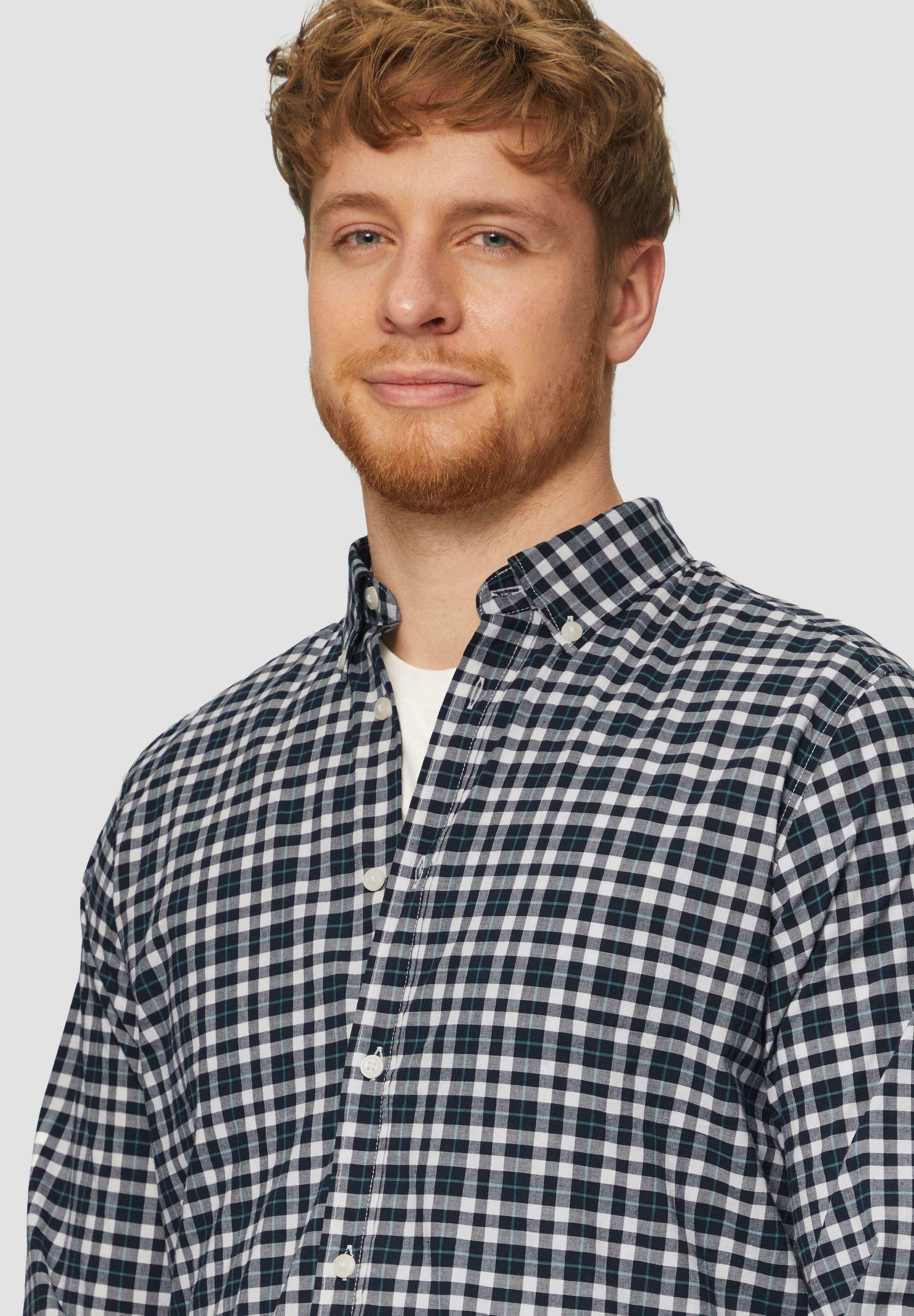 s.Oliver REGULAR FIT KARIERTES MIT BUTTON-DOWN-KRAGEN