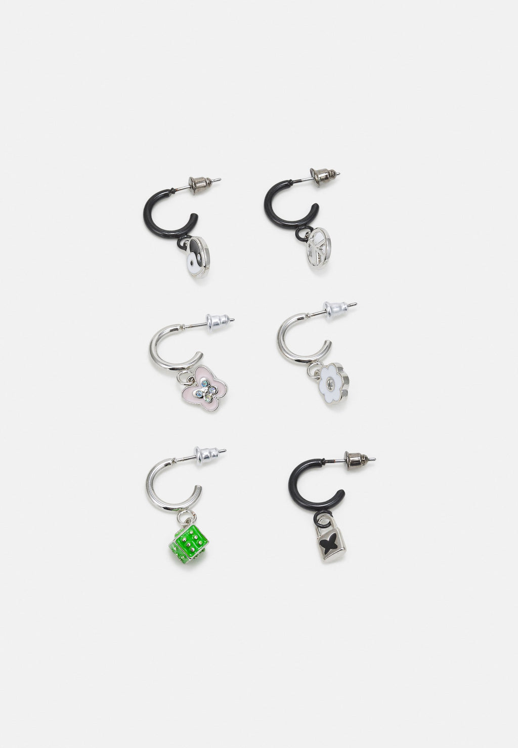 Uncommon Souls FUN EARRINGS UNISEX 6 PACK