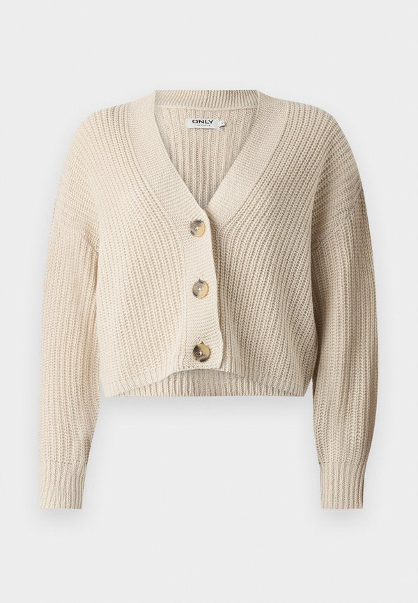 ONLY ONLCAROL NICE CARDIGAN - Cardigan - pumice stone