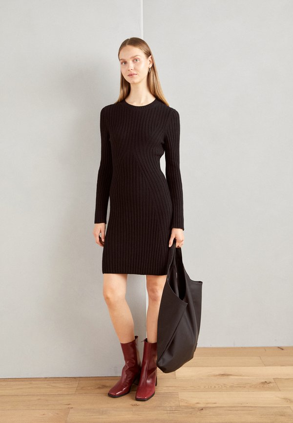 Marc O'Polo DRESS LONGSLEEVE ROUND NECK TRANSFER DETAIL