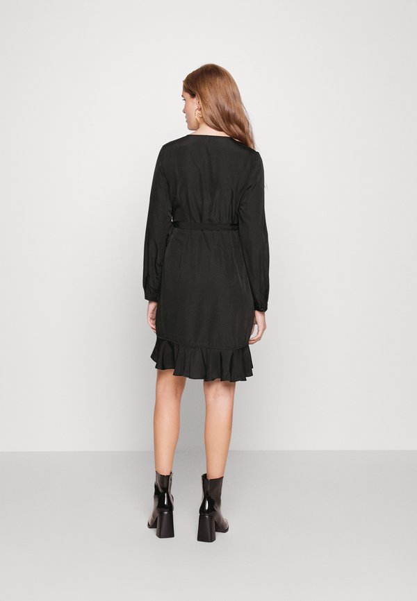 Vero Moda Petite VMHENNA WRAP FRILL DRESS