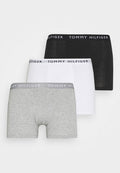 Tommy Hilfiger 3 PACK  - Trunks - grey/white/black